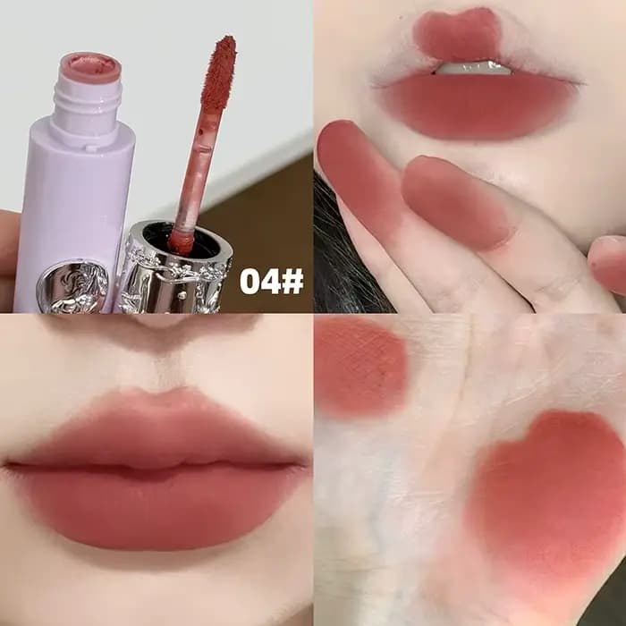 NICEKEY Rouge à Lèvres Liquide Mat Nude Hydratant