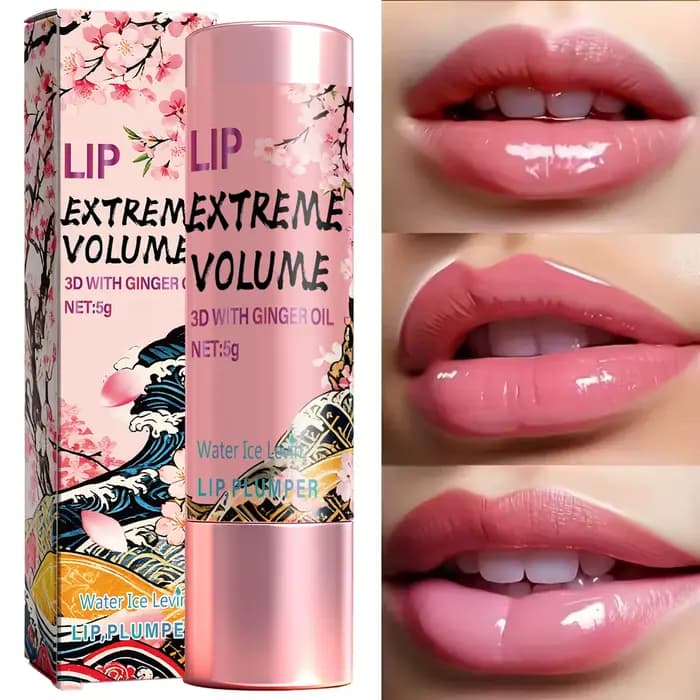 Baume à Lèvres Volume 5g à l'Huile de Gingembre et Peptides - Hydratant Non Collant