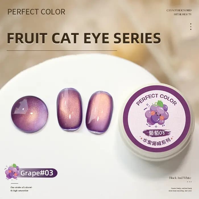 Vernis à ongles Gel œil de chat aux fruits