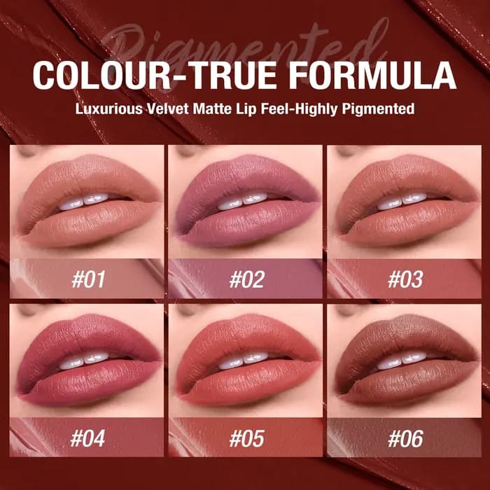 Rouge à lèvres mat lisse – Vernis à lèvres longue durée
