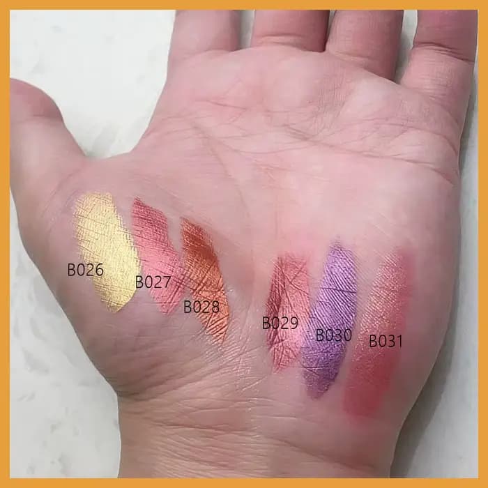 12 couleurs corée mat paillettes rouge à lèvres rose nu mat