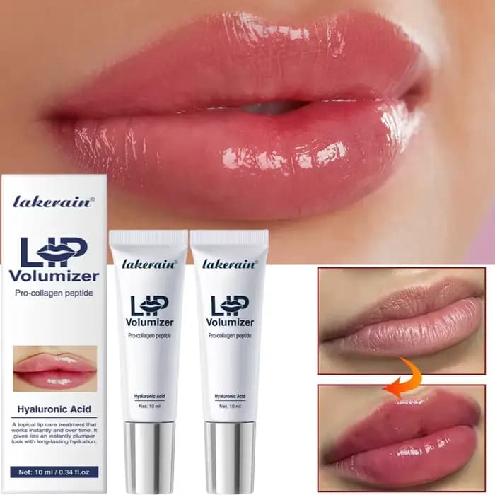 Huile Essentielle Repulpante Instantanée pour les Lèvres à l'Acide Hyaluronique – Nourrissante