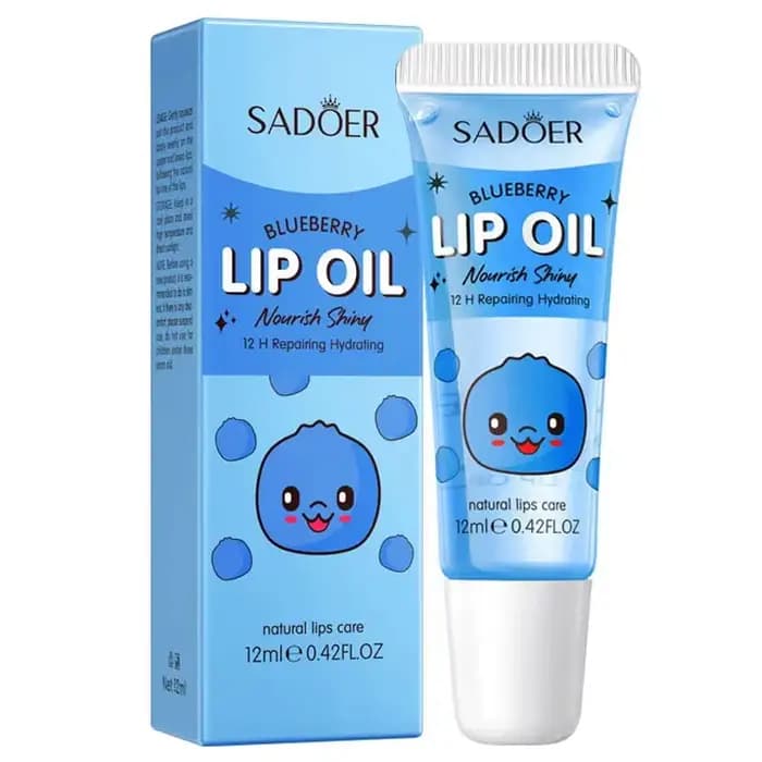 SADOER Gommage Lèvres Fraise Pêche Exfoliant Élimination Peaux Mortes Atténuation des Taches Foncées