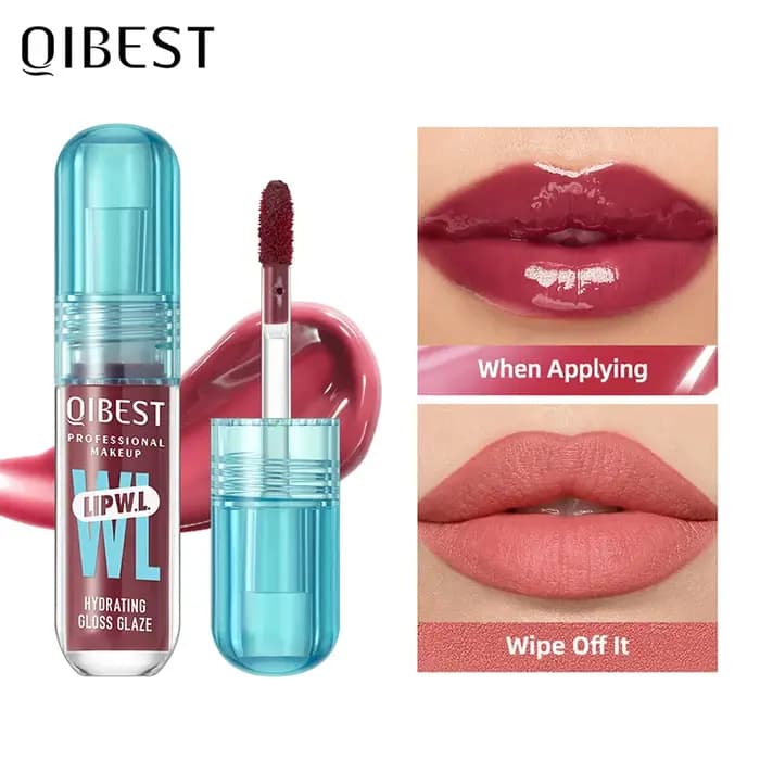 QIBEST Gloss à lèvres hydratant