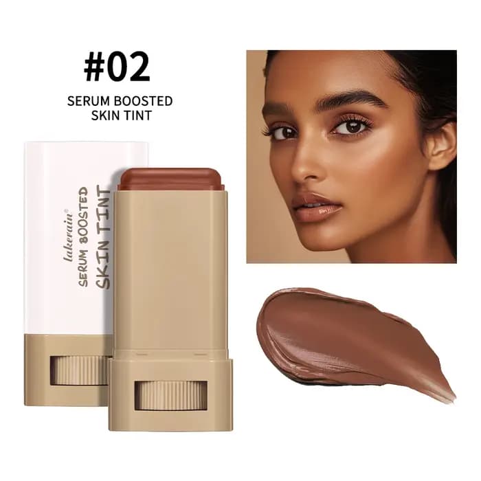 Nouveau baume sérum teinte pour la peau boostée Texture soyeuse couverture hydratante plus dodue même le teint