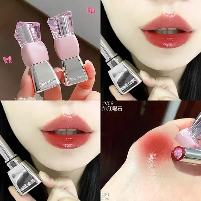 Pinkbear petite ampoule Essence brillant à lèvres miroir