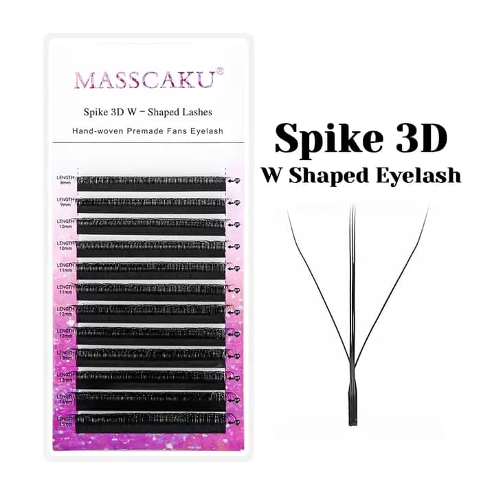 Lot de 10 boîtes de faux cils imperméables