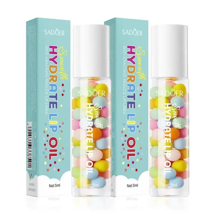1/2/3 pièces SADOER Macaron huile à lèvres hydratante