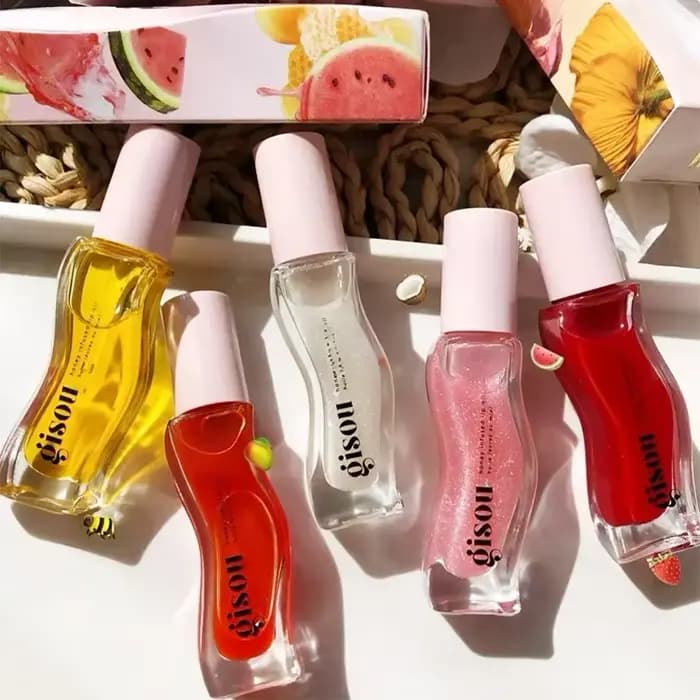 Gisou miel pastèque Essence hydratante huile pour les lèvres brillant soin