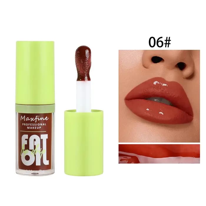 Green Mirror Lip Gloss fait les lèvres dodues humides et améliore l'humidité