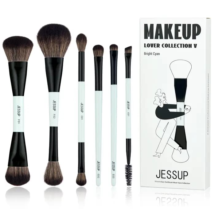 Jessup ensemble de pinceaux de maquillage
