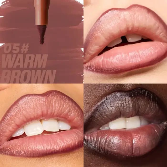 Crayon à lèvres velours mat rouge nu Contour teinte