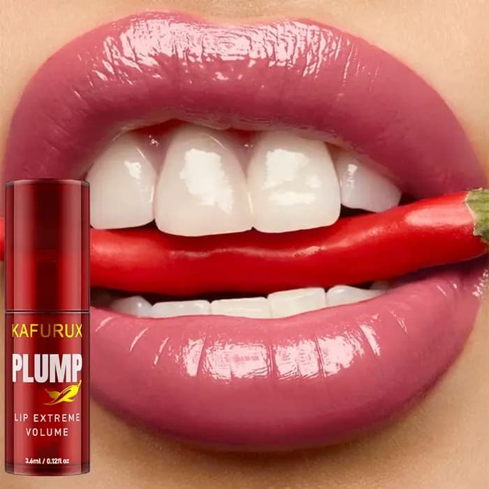 1PC Chili Pepper Lip Plumper huile longue durée hydratant brillant à lèvres sérum volumateur instant