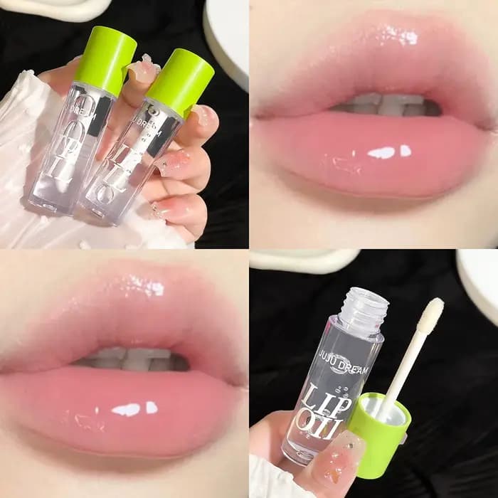 Huile à lèvres gelée de couleur bonbon avec finition brillante
