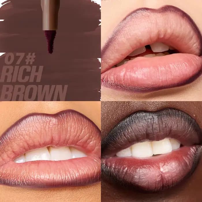 Page Vine Velvet Lip Liner imperméable sans transfert longue durée très pigmenté couleur crée des lè
