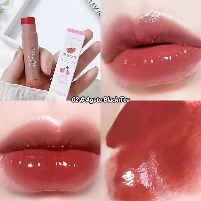HAIPINK Ensemble de 3 baumes à lèvres teintés hydratants - Hydratant