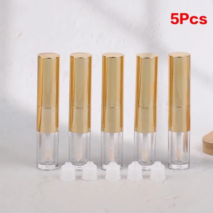 Tube de brillant à lèvres transparent vide à Double extrémité de 2.5ml