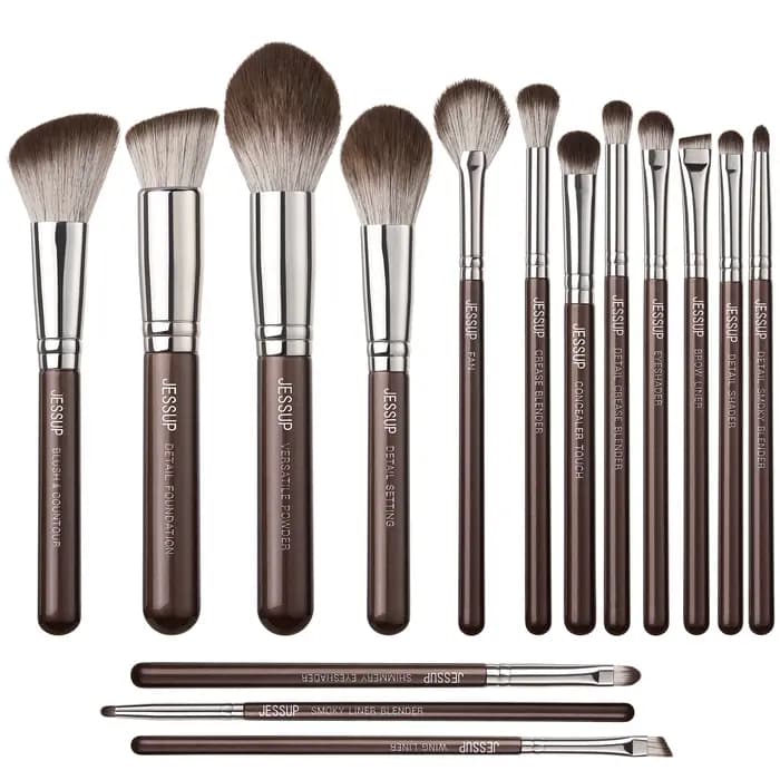 Jessup Ensemble de pinceaux de maquillage 15 pièces
