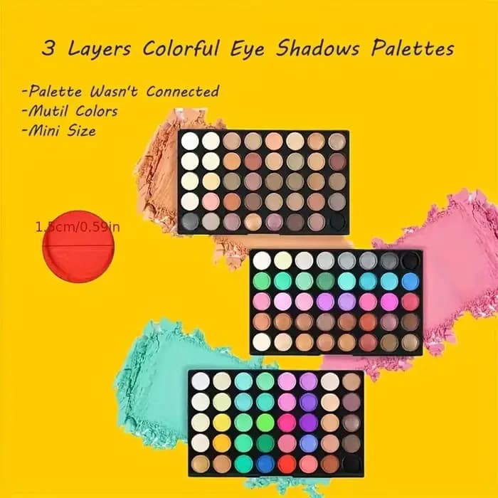 Palette de maquillage pour les yeux 120 couleurs