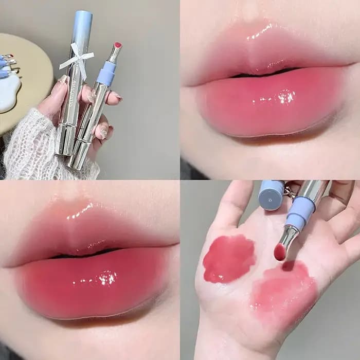 Gloss à lèvres à l'essence aqueuse effet miroir