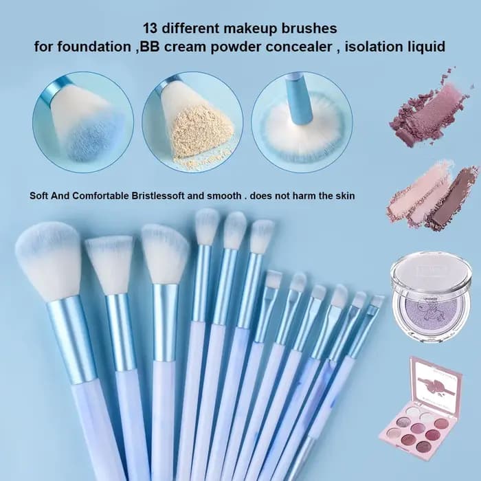 Ensemble de pinceaux de maquillage doux et moelleux pour femme, correcteur, blush adt, poudre, fard