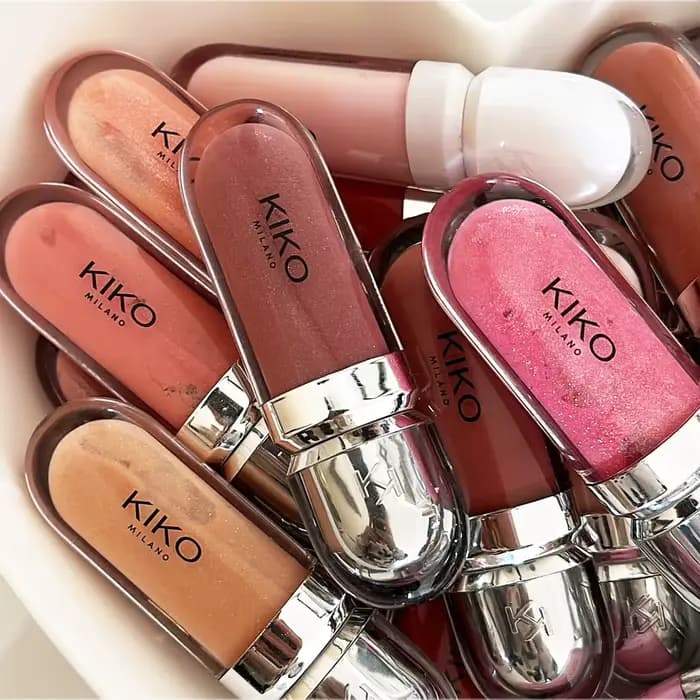 Kiko 3D Hydra Lip Gloss Non-fading Waterproof Blusher Moisturizing Shimmer Makeup Lip