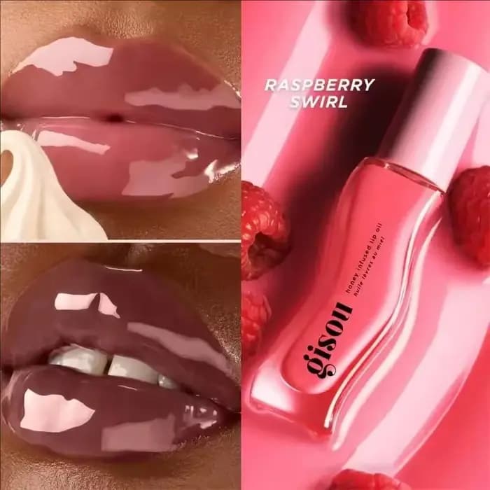 Nouveau baume à lèvres Gisou Lip Oil Glazed Honey Gold Watermelon Vanilla Sticky Toffee pour le soin