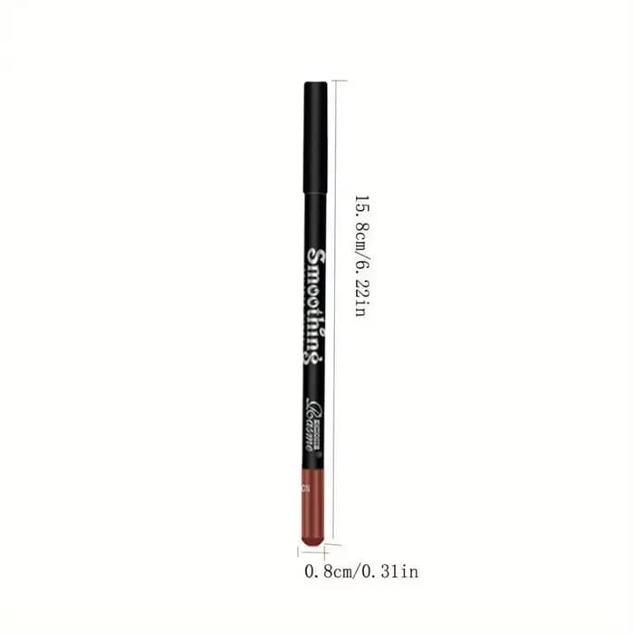 Crayon à lèvres mat imperméable 6 couleurs – Formule longue durée et sans transfert