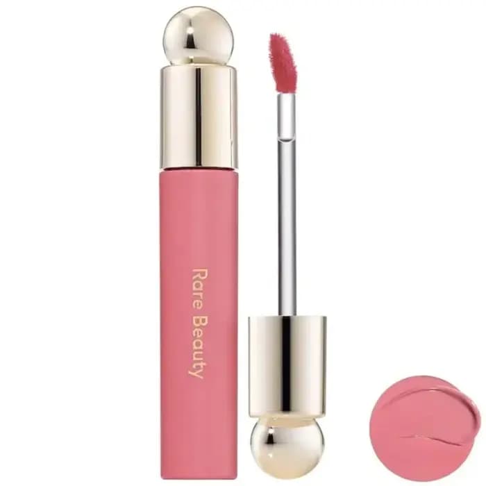 Rare Beauty Glossy Lip Blam Apricot Neutral Mauve Rose Berry Nourishing Lip Gloss Happy Hope Wonder Moisturizing Lipstick Makeup