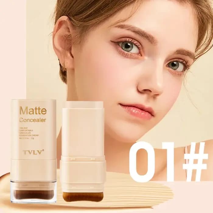 Stick de maquillage double tête deux-en-un