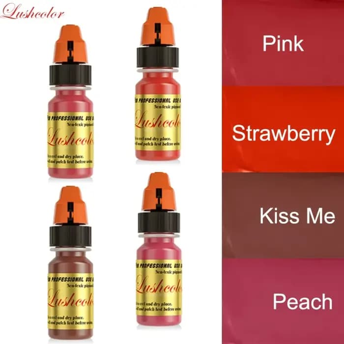 Lushcolor – ensemble de pigments pour lèvres rose doux