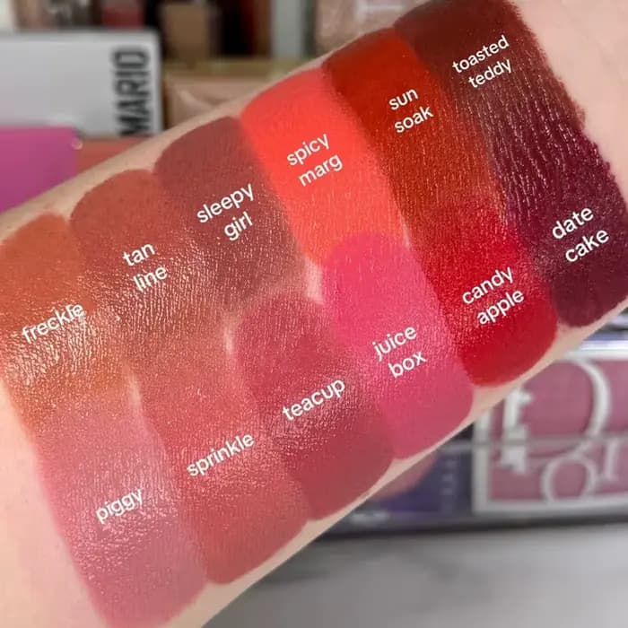Stick blush et baume à lèvres non parfumé au goût de pomme et de thé