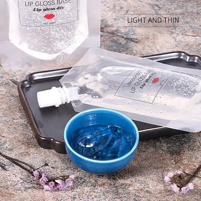 Huile de base transparente antiarina pour rouge à lèvres, gel hydratant, liquide fait à la main, maq