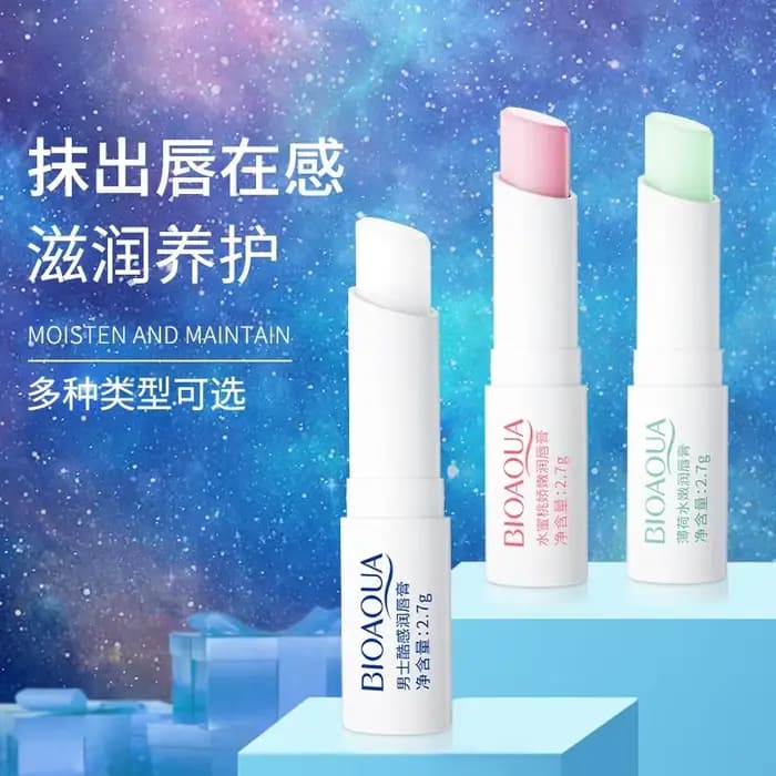 BIOAQUA naturel Aloe hydratant baume à lèvres incolore affiner réparer les rides