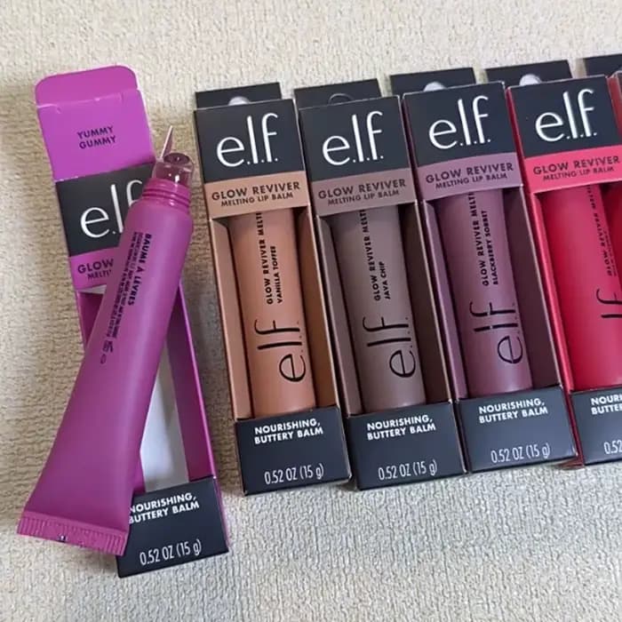 Baume à lèvres de luxe Elf Glossy Vanille Caramel Cerise Sauvage
