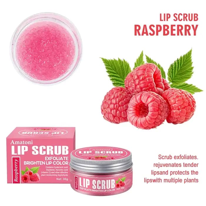 Gommage à lèvres 30g framboise vanille noix de coco pastèque lèvres éclaircir exfoliant lèvres hydra