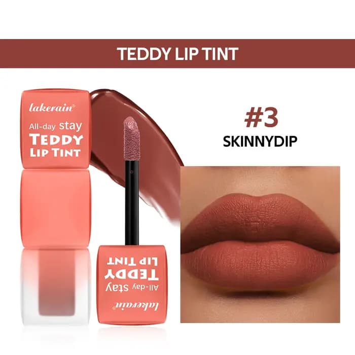 Teinte à lèvres Teddy, maquillage imperméable