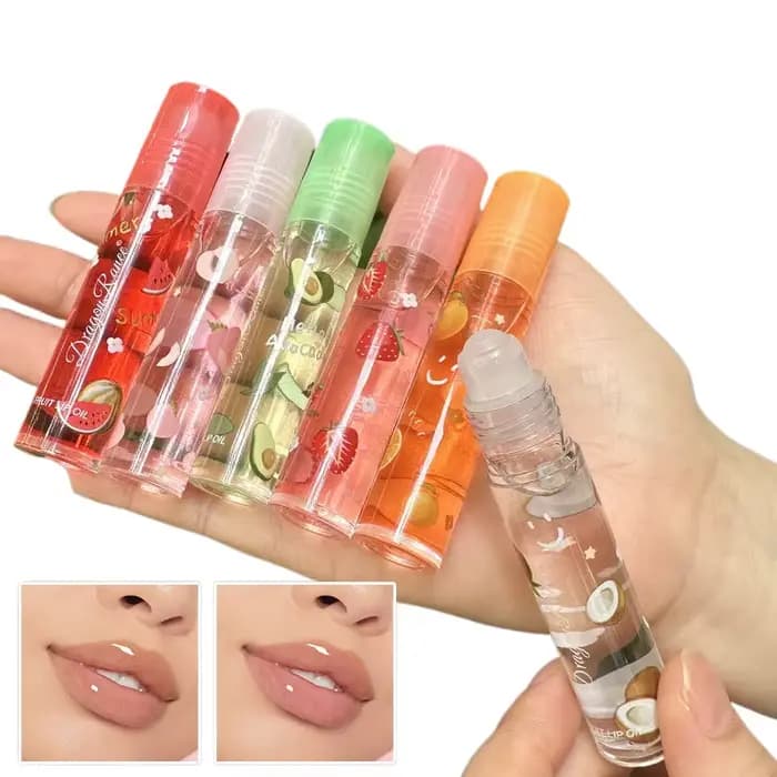 6 couleurs repulpant clair huile pour les lèvres miroir eau brillant