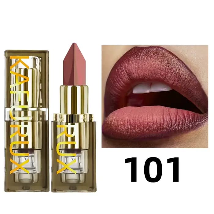 Rouge à lèvres bicolore pailleté et mat, Violet Noir, effet décolorant, Rouge Rose Sexy, Maquillage