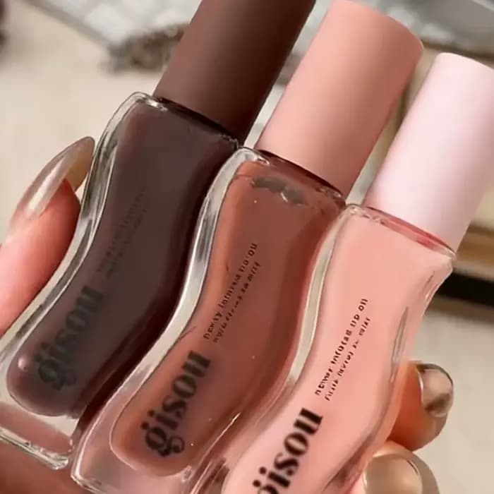 Gisou automne et hiver nouveau hydratant collant caramel baume à lèvres huile