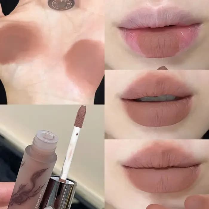 Vernis à lèvres rouge foncé Punk
