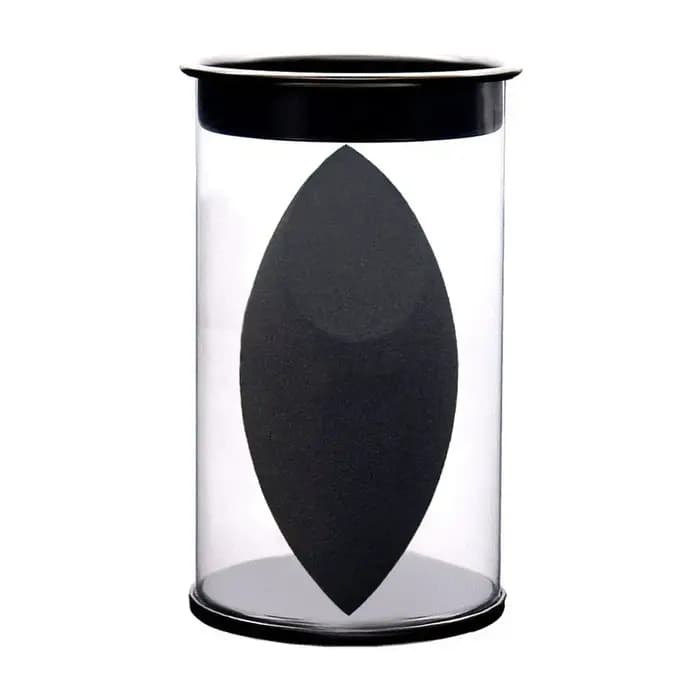 Noir beauté oeuf maquillage mélangeur cosmétique bouffée