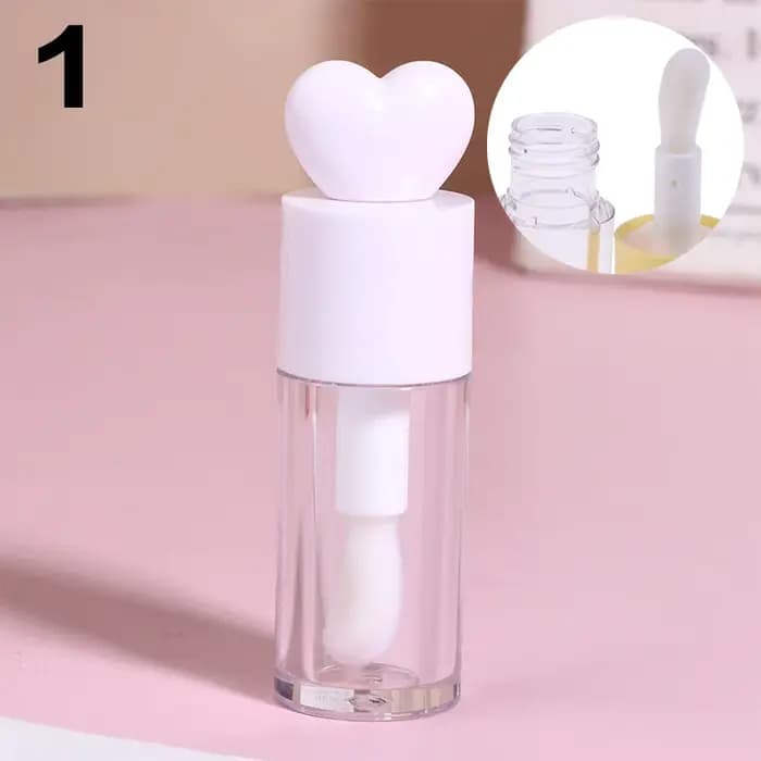 Tubes de baume à lèvres cylindriques vides et transparents de 4ml