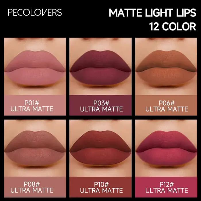 Rouge à lèvres liquide mat imperméable longue durée velours Mate nu marron