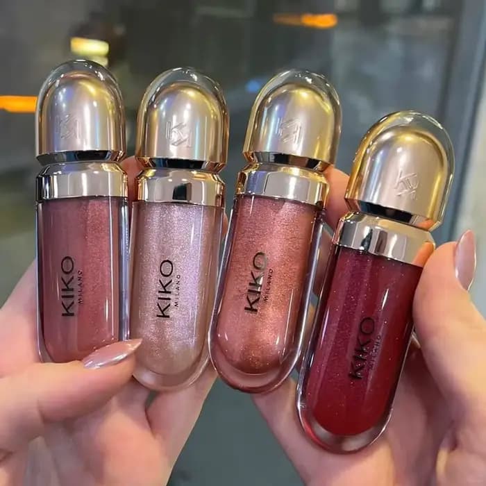 KIKO 2026 – Nouveau Gloss Repulpant Liquide 3D Transparent Effet Miroir – Rouge à Lèvres Nourrissant Brillant