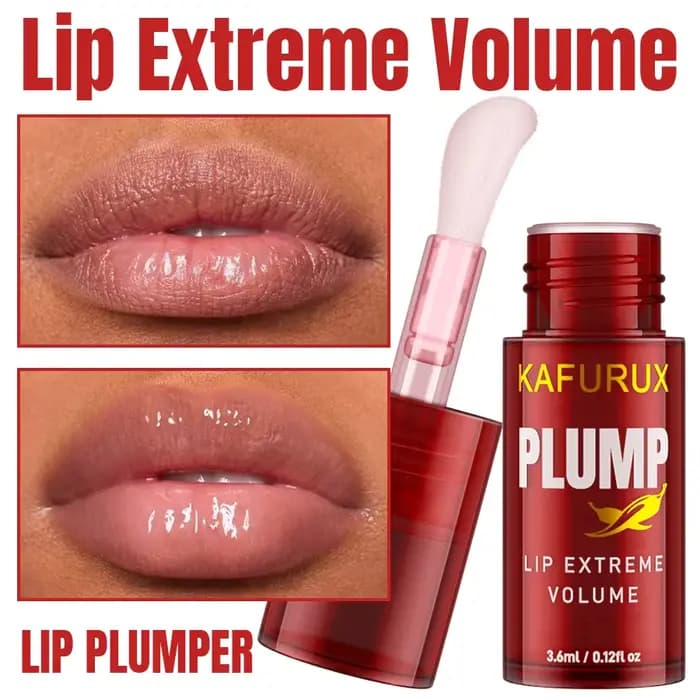 1PC Chili Pepper Lip Plumper huile longue durée hydratant brillant à lèvres sérum volumateur instantané Essence