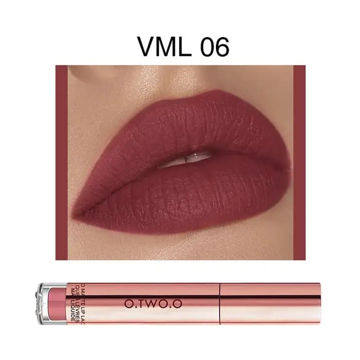 O.TWO.O 12 couleurs haute qualité velours mat rouge à lèvres longue durée maquillage imperméable facile à porter mat