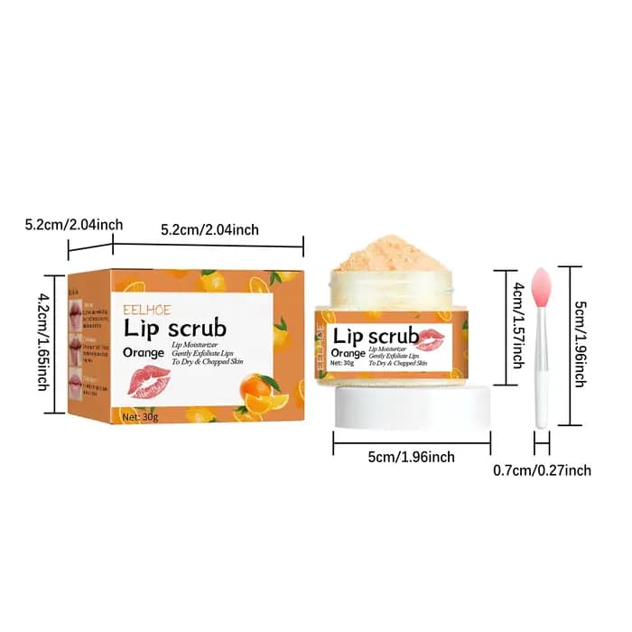 Gommage à lèvres fruits fraise Orange miel éclaircissant couleur