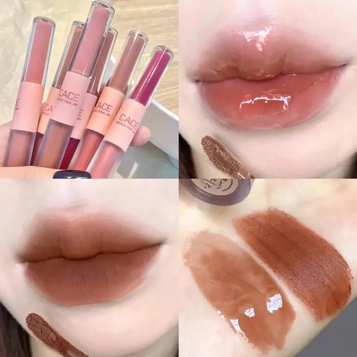 Gloss à lèvres double embout