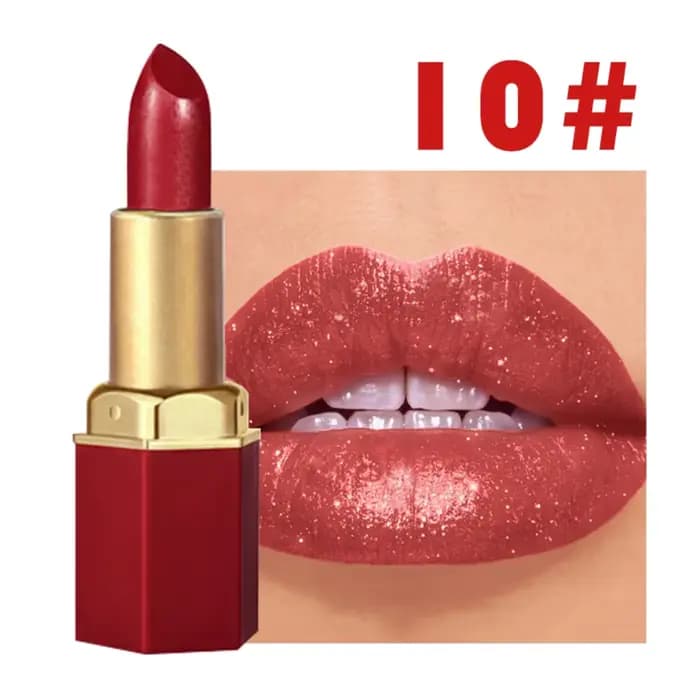 CHOOSE RASME Rouge à lèvres en barre chocolatée 6 couleurs, effet nacré, longue tenue, mat, waterproof